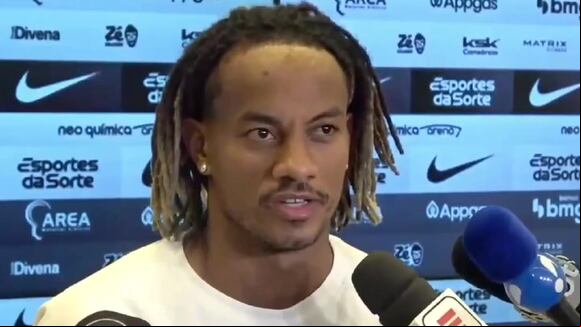 André Carrillo declaró tras el 4-2 de Corinthians sobre Inter de Porto Alegre. (Video: @MeuTimao)