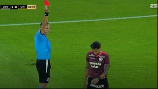 ¡Expulsión para ‘Canchita’! Tarjeta roja para Gonzáles por doble amarilla ante LDU