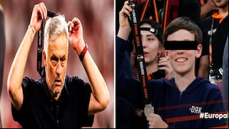 José Mourinho regaló su medalla de segundo lugar a hincha: “Me quedo con las de oro y regalo las de plata”