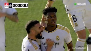 Gol cumpleañero: Tchouaméni anota el 2-1 del Real Madrid vs. Las Palmas por LaLiga