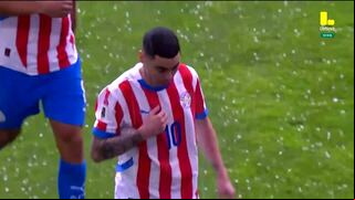 En el cierre del primer tiempo: cayó granizo en el Bolivia vs. Paraguay en El Alto