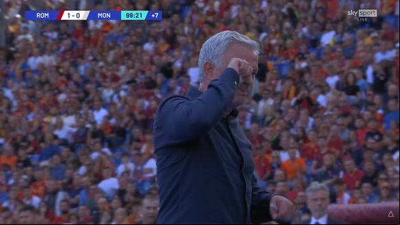 José Mourinho salió expulsado del Roma vs. Monza. (Video: Difusión)