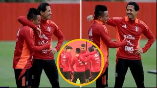 Selección peruana: Así fue el reencuentro de Gianluca Lapadula y Christian Cueva en Videna
