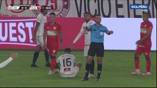 ¡Por lesión! Martín Pérez Guedes fue reemplazado en el Universitario vs. Sport Huancayo