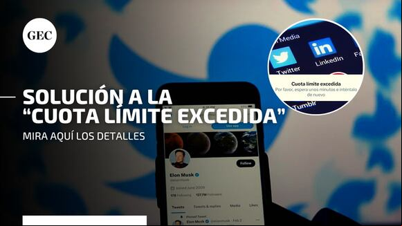 Twitter: esta es la solución al mensaje “cuota límite excedida”