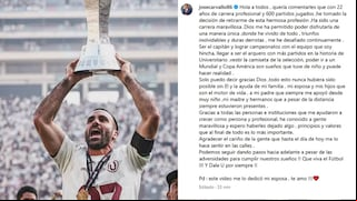 El adiós de un campeón: José Carvallo anunció su retiro del fútbol profesional